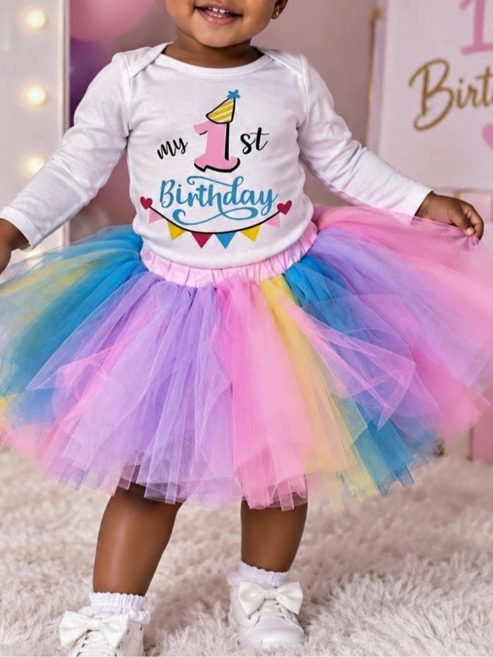 Birthday Bodysuit & Tutu Set